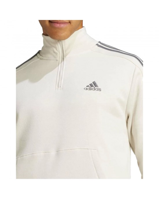 ADIDAS SPORTSWEAR M 3-STRIPES 1/4 ZIP FLEECE HOODIE MENS ΑΝΔΡΙΚΟ ΦΟΥΤΕΡ-IX0173