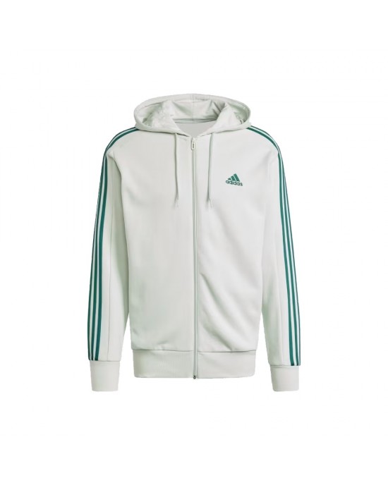 ADIDAS ESSENTIALS FRENCH TERRY 3-STRIPES FULL ZIP HOODIE JACKET MENS ΑΝΔΡΙΚΗ ΖΑΚΕΤΑ-IX0174