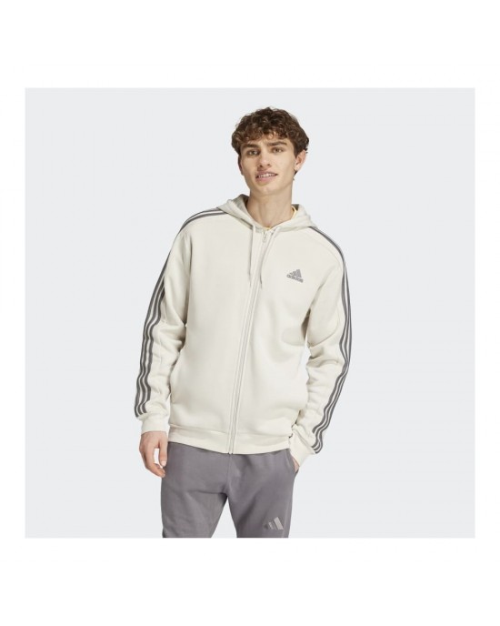 ADIDAS M 3-STRIPES FLEECE FULL ZIP HOODIE JACKET MENS ΑΝΔΡΙΚΗ ΖΑΚΕΤΑ-JG5950