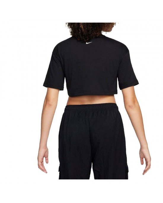 NIKE SPORTSWEAR BIG LOGO CROPPED T-SHIRT WOMENS ΓΥΝΑΙΚΕΙΑ ΜΠΛΟΥΖΑ ΚΡΟΠ ΤΟΠ-FZ4635-010