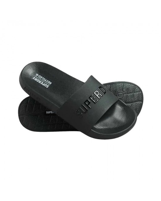 SUPERDRY LOGO VEGAN POOL SLIDE WOMENS ΓΥΝΑΙΚΕΙΑ ΠΑΝΤΟΦΛΑ ΘΑΛΑΣΣΗΣ-WF310216A