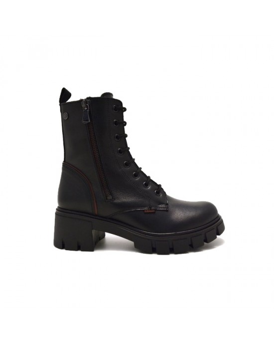 RAGAZZA CASUAL LEATHER BOOTS WOMENS ΓΥΝΑΙΚΕΙΟ ΔΕΡΜΑΤΙΝΟ ΗΜΙΜΠΟΤΑΚΙ ΚΟΡΔΟΝΙ-0750